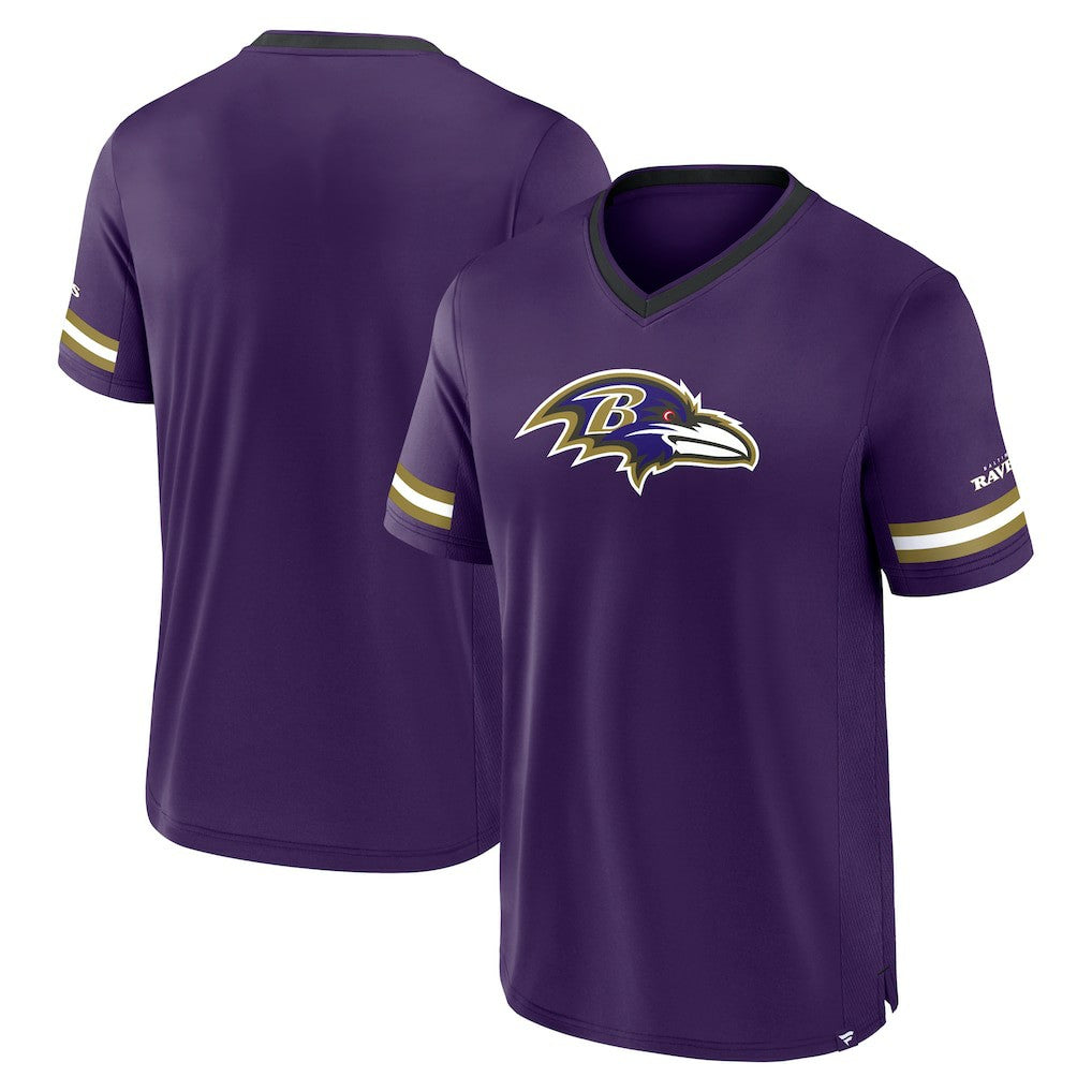 Baltimore Ravens Stripe Stacking T-Shirt Purple - Fanatics