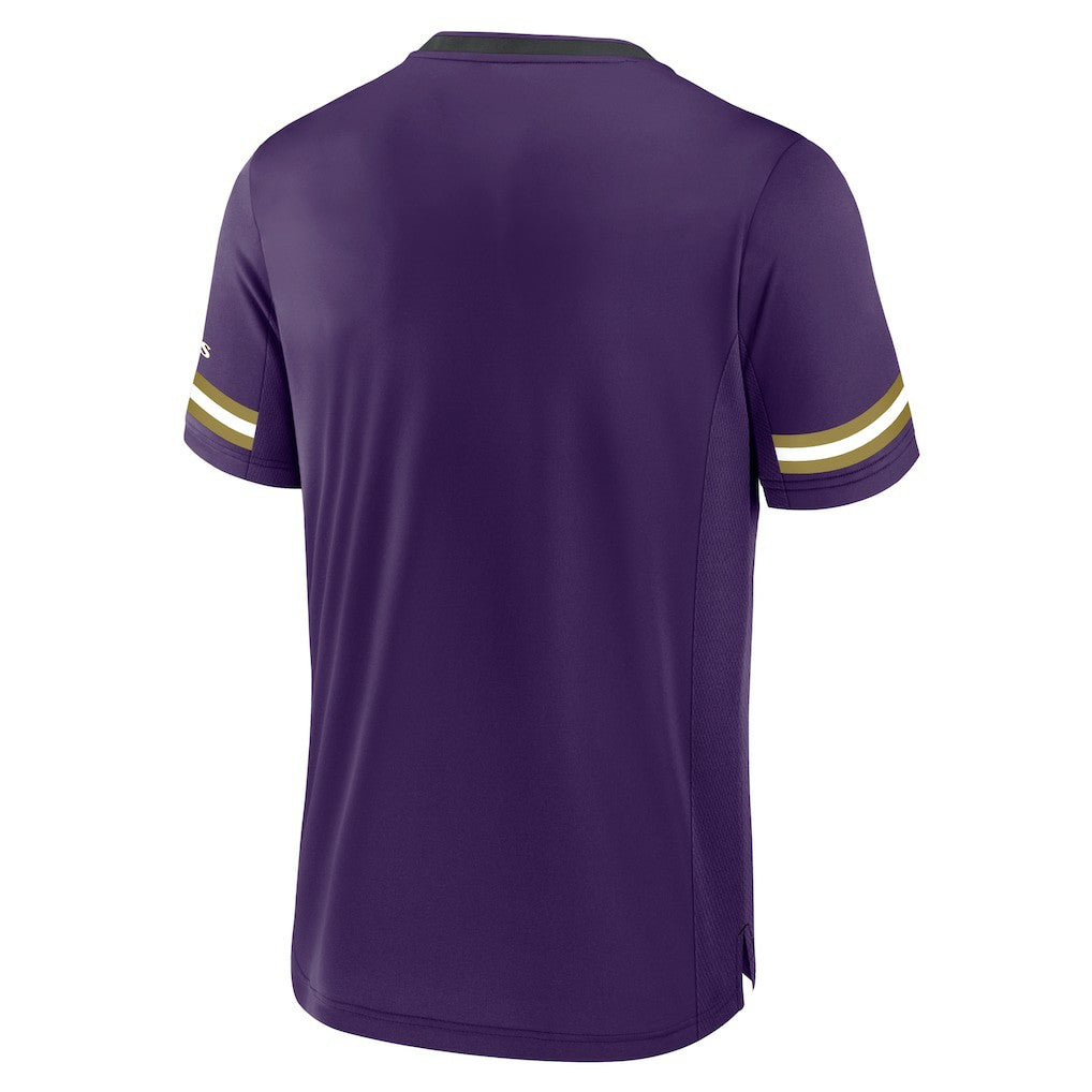 Baltimore Ravens Stripe Stacking T-Shirt Purple - Fanatics