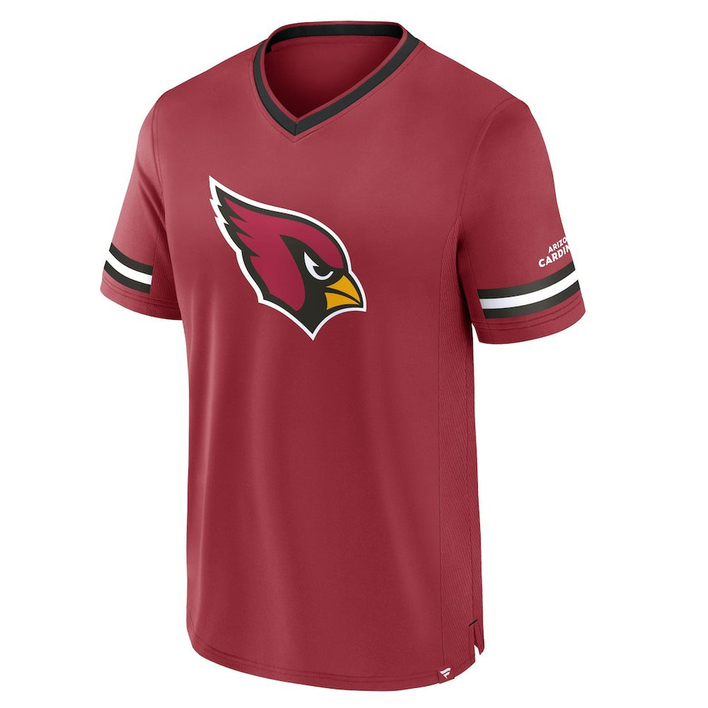 Arizona Cardinals Stripe Stacking T-Shirt Cardinal - Fanatics