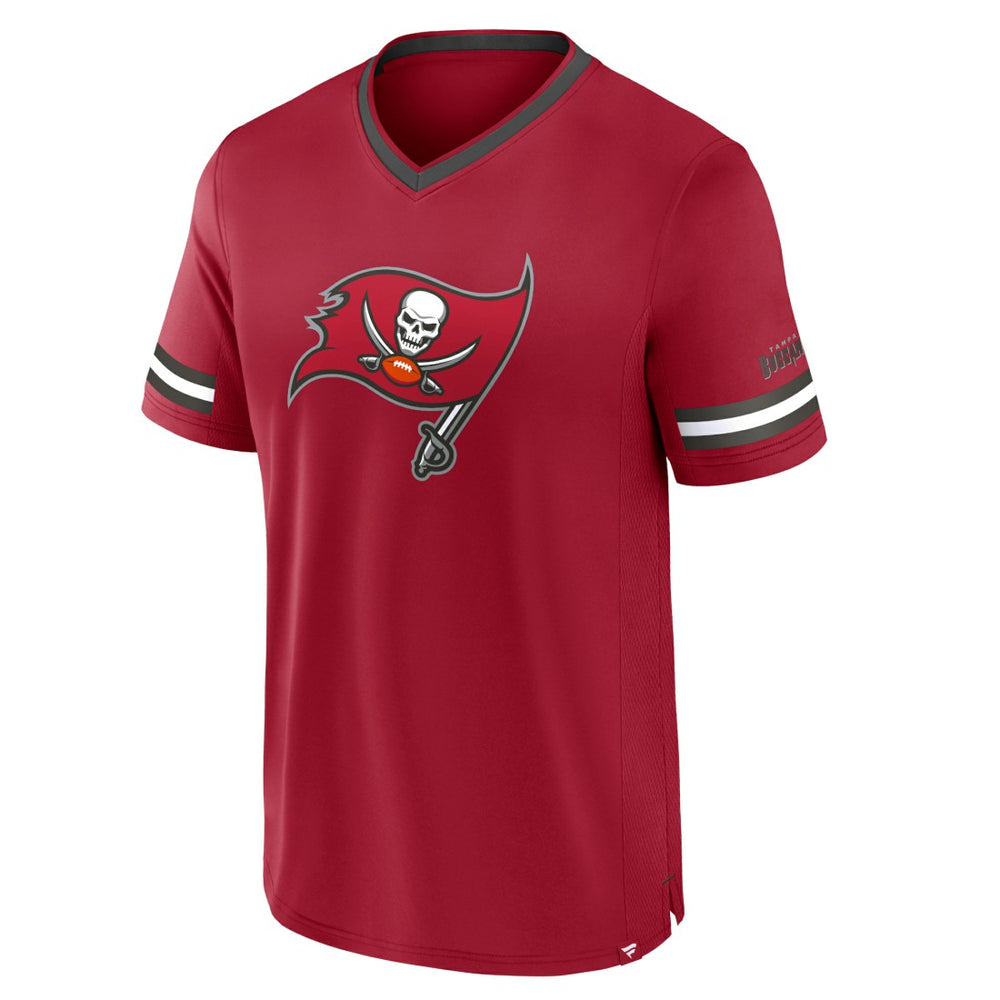 Tampa Bay Buccaneers Stripe Stacking T-Shirt Red - Fanatics