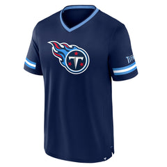 Tennessee Titans Stripe Stacking T-Shirt Navy - Fanatics