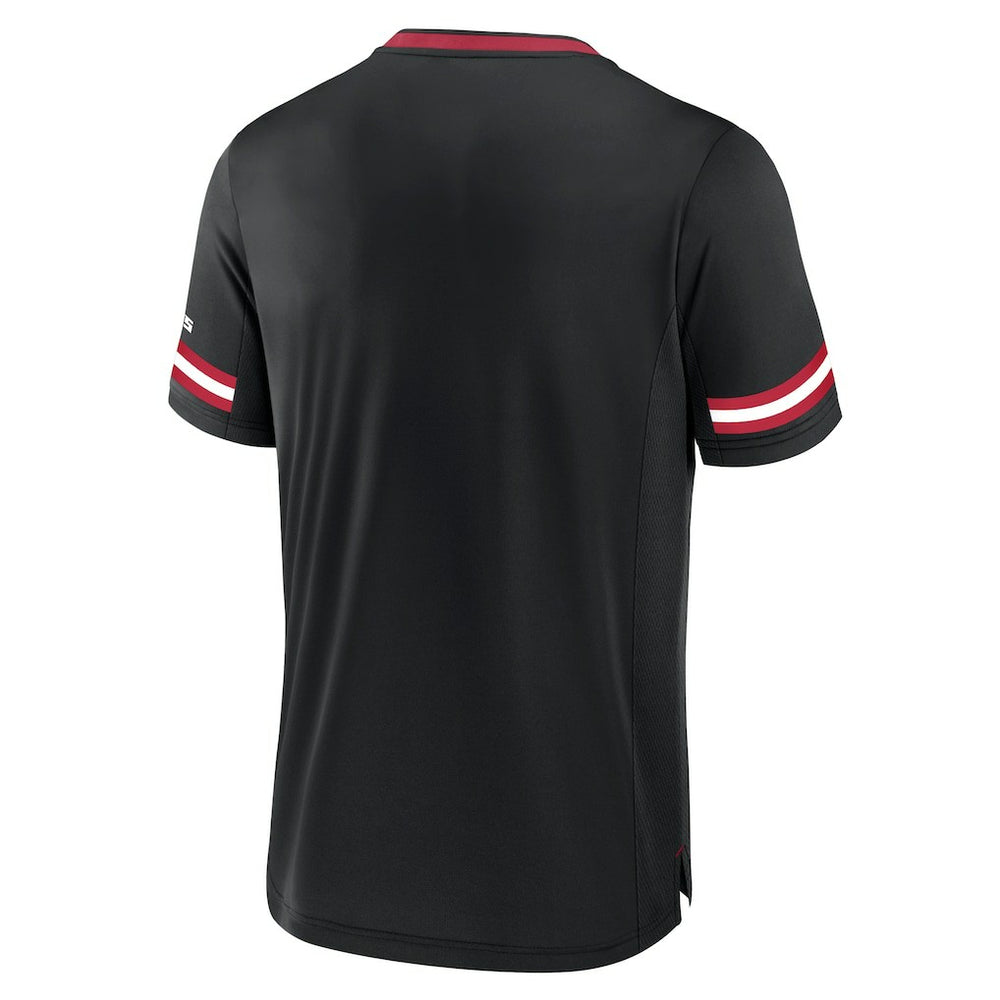Atlanta Falcons Stripe Stacking T-Shirt Black - Fanatics