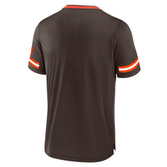 Cleveland Browns Stripe Stacking T-Shirt Brown - Fanatics