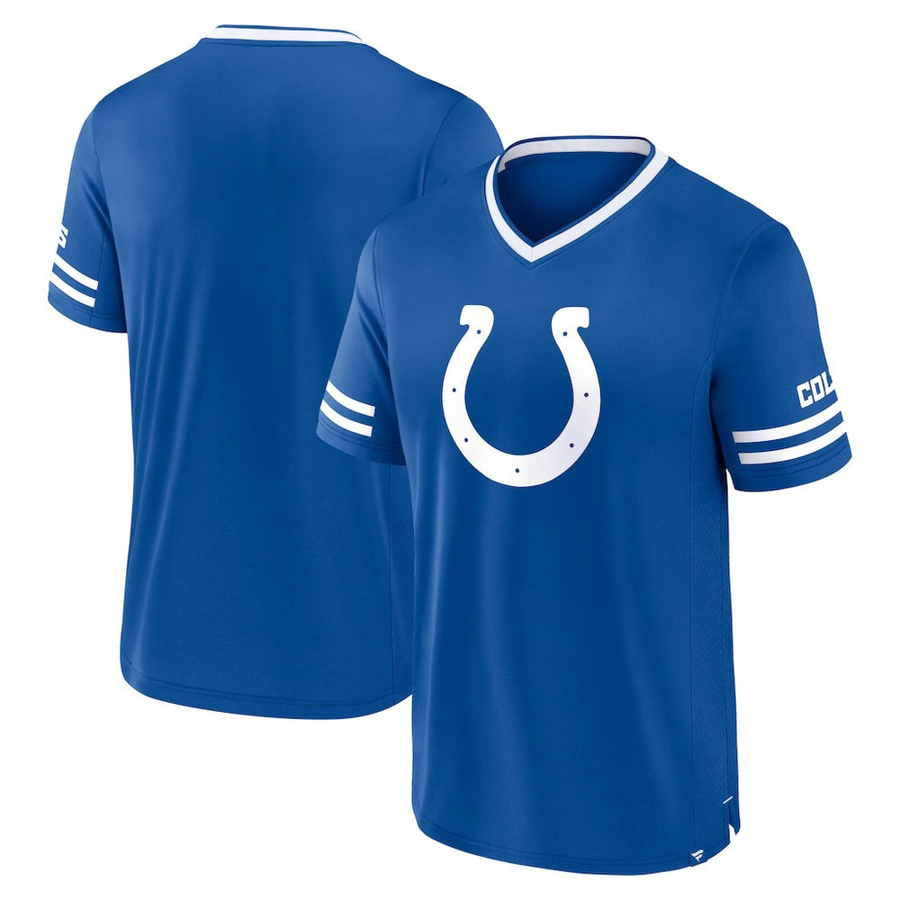 Indianapolis Colts Stripe Stacking T-Shirt Royal - Fanatics