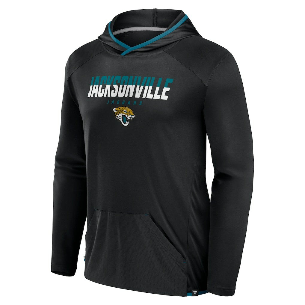 Jacksonville Jaguars Transitional Defender Hoodie Long Sleeve T-Shirt Black - Fanatics