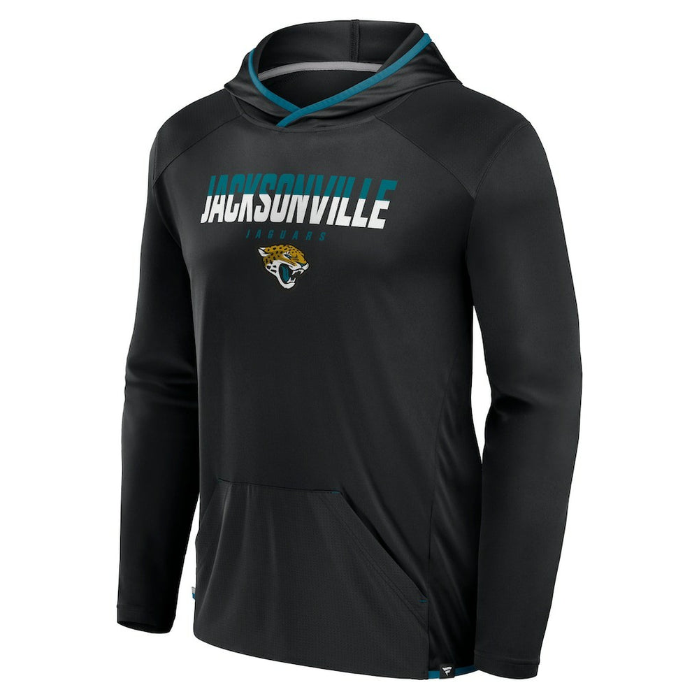 Jacksonville Jaguars Transitional Defender Hoodie Long Sleeve T-Shirt Black - Fanatics