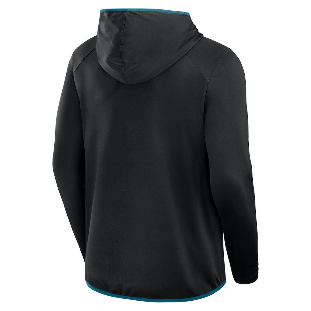 Jacksonville Jaguars Transitional Defender Hoodie Long Sleeve T-Shirt Black - Fanatics