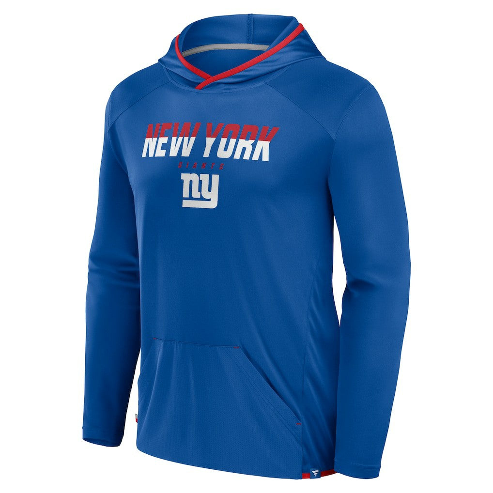 New York Giants Transitional Defender Hoodie Long Sleeve T-Shirt Royal - Fanatics