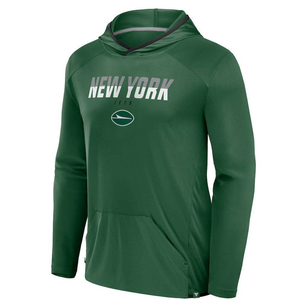 New York Jets Transitional Defender Hoodie Long Sleeve T-Shirt Green - Fanatics