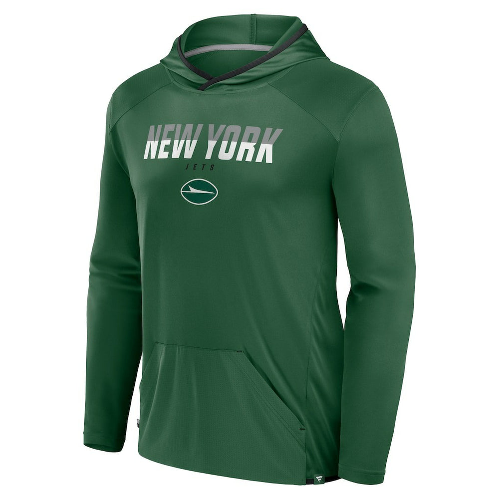 New York Jets Transitional Defender Hoodie Long Sleeve T-Shirt Green - Fanatics