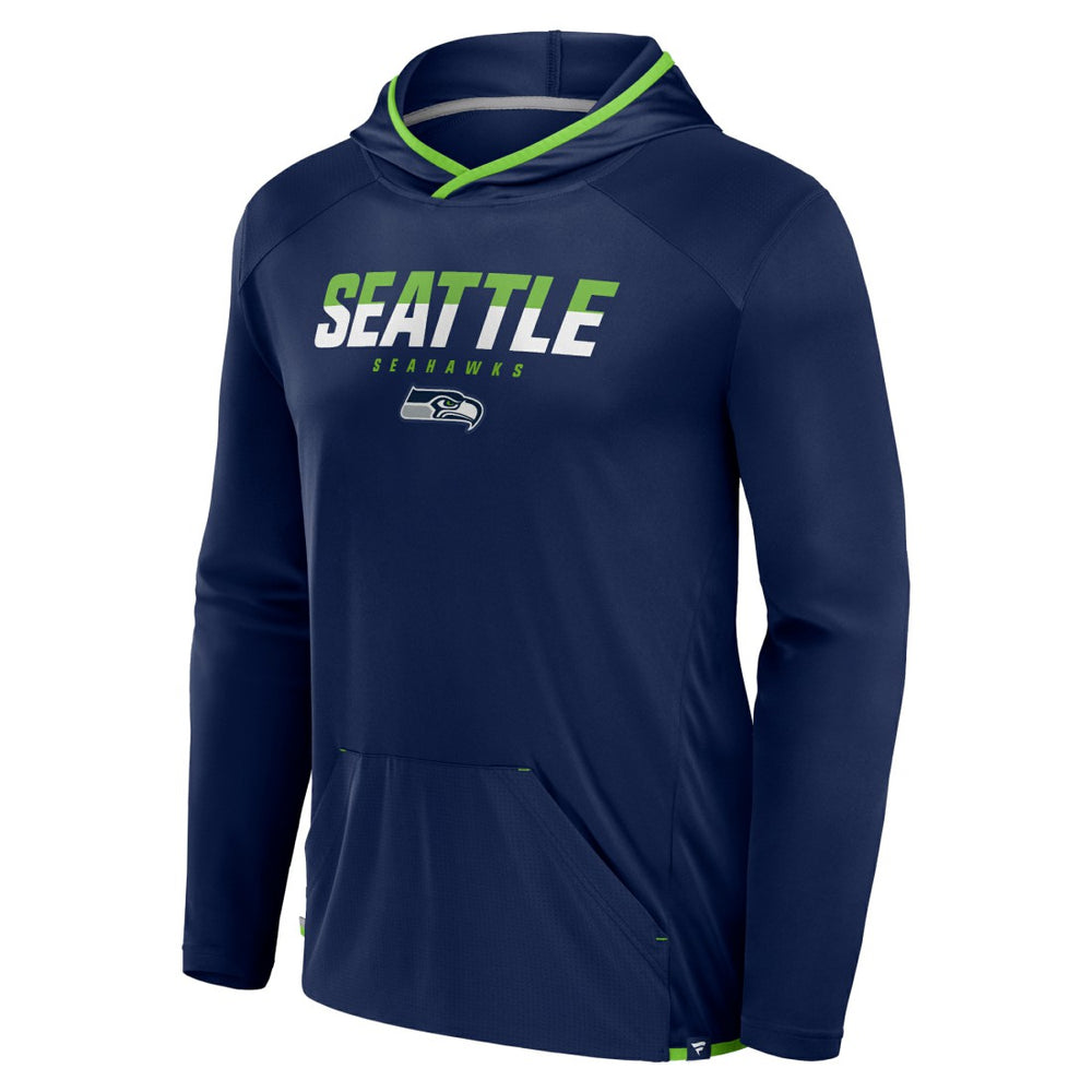 Seattle Seahawks Transitional Defender Hoodie Long Sleeve T-Shirt College Navy - Fanatics