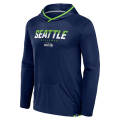 Seattle Seahawks Transitional Defender Hoodie Long Sleeve T-Shirt College Navy - Fanatics