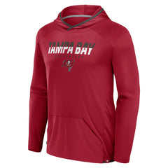 Tampa Bay Buccaneers Transitional Defender Hoodie Long Sleeve T-Shirt Red - Fanatics