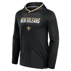 New Orleans Saints Transitional Defender Hoodie Long Sleeve T-Shirt Black - Fanatics
