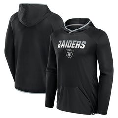 Las Vegas Raiders Transitional Defender Hoodie Long Sleeve T-Shirt Black - Fanatics