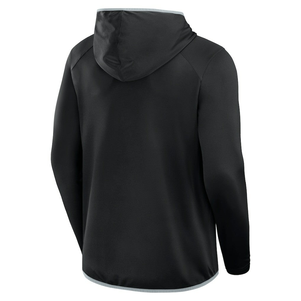 Las Vegas Raiders Transitional Defender Hoodie Long Sleeve T-Shirt Black - Fanatics