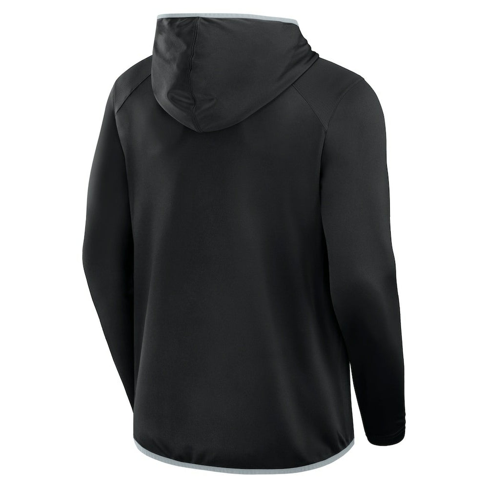 Las Vegas Raiders Transitional Defender Hoodie Long Sleeve T-Shirt Black - Fanatics