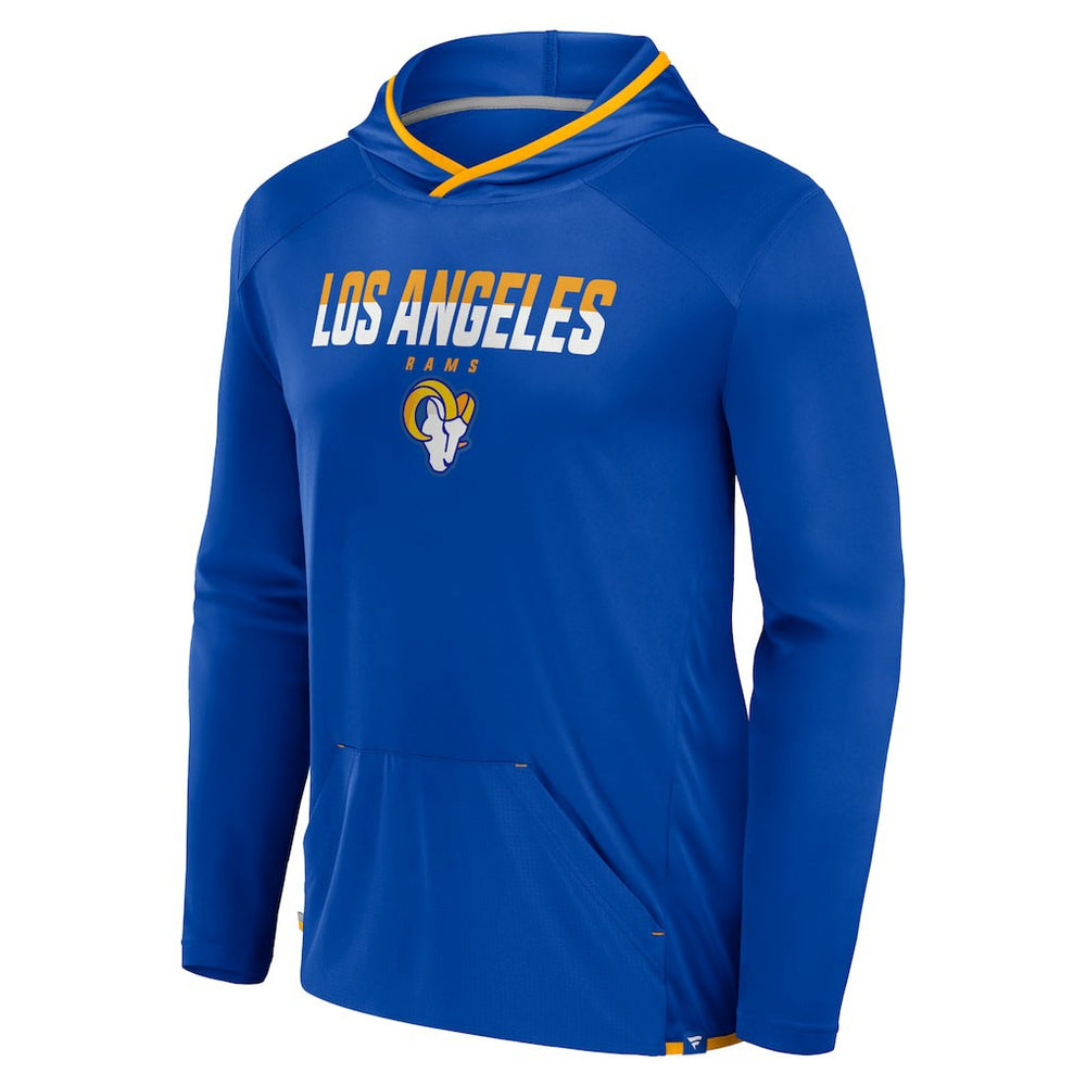 Los Angeles Rams Transitional Defender Hoodie Long Sleeve T-Shirt Royal - Fanatics