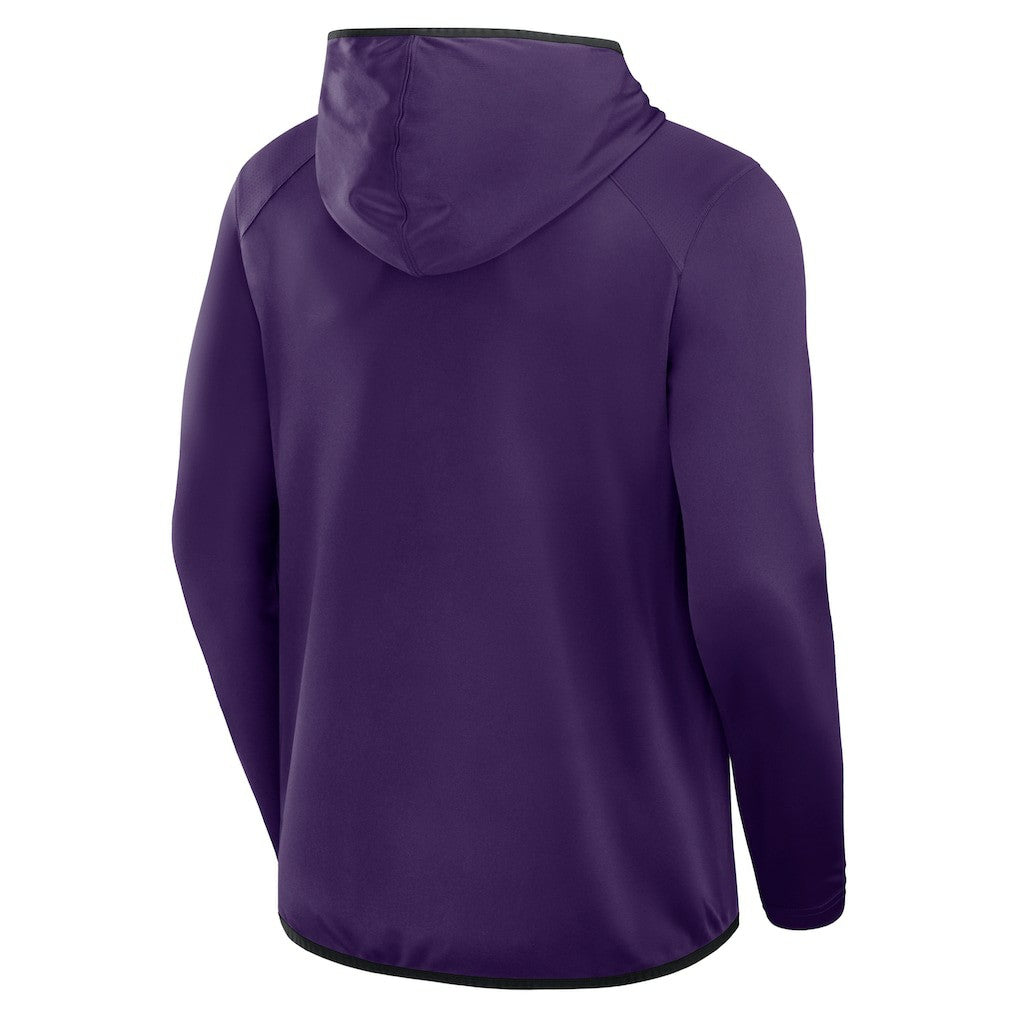 Baltimore Ravens Transitional Defender Hoodie Long Sleeve T-Shirt Purple - Fanatics