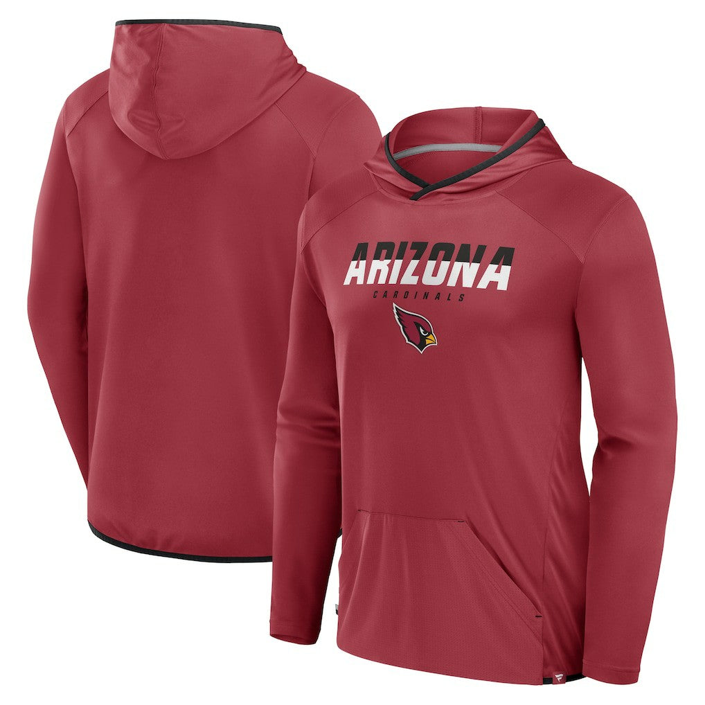 Arizona Cardinals Transitional Defender Hoodie Long Sleeve T-Shirt Cardinal - Fanatics