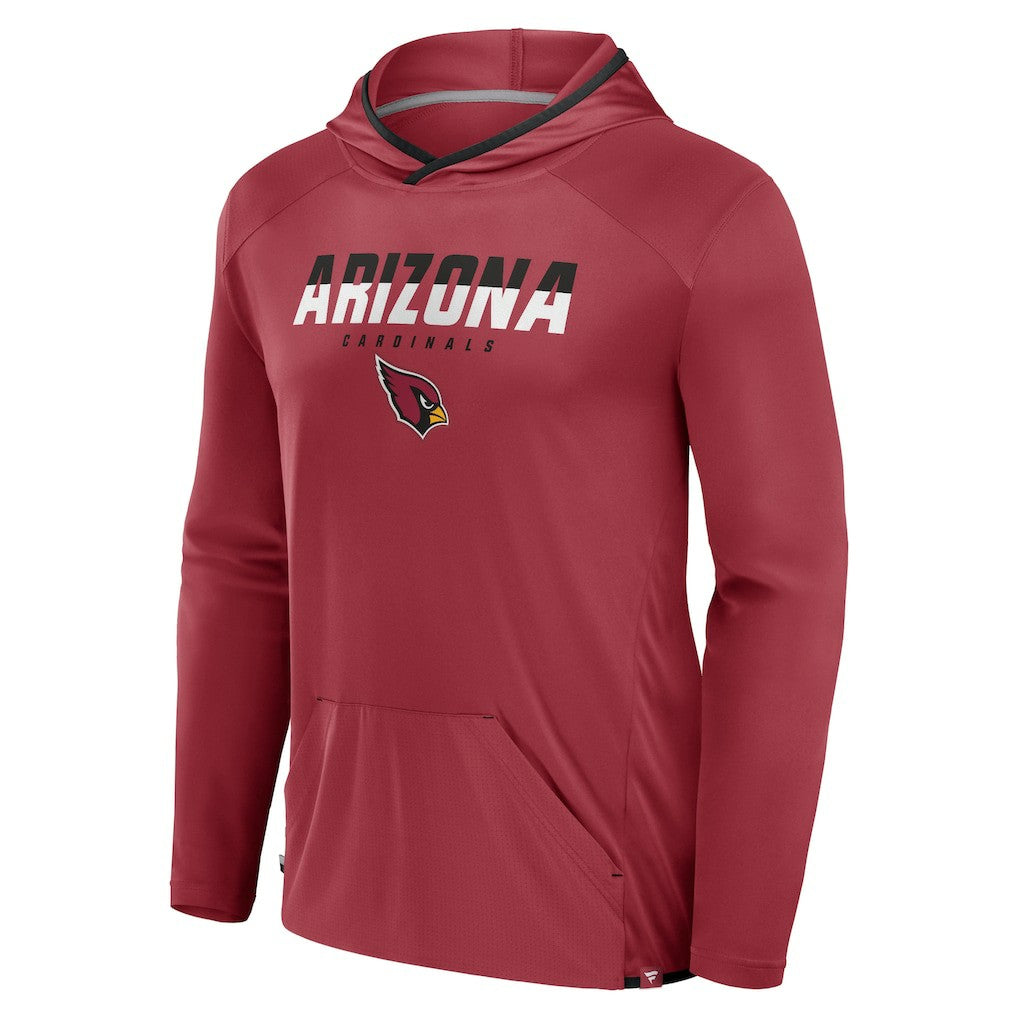 Arizona Cardinals Transitional Defender Hoodie Long Sleeve T-Shirt Cardinal - Fanatics