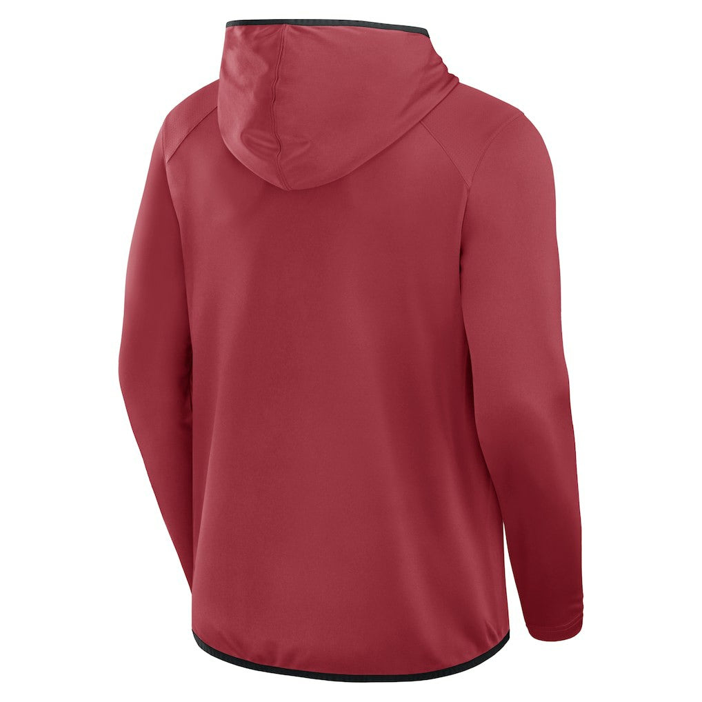Arizona Cardinals Transitional Defender Hoodie Long Sleeve T-Shirt Cardinal - Fanatics