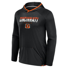 Cincinnati Bengals Transitional Defender Hoodie Long Sleeve T-Shirt Black - Fanatics
