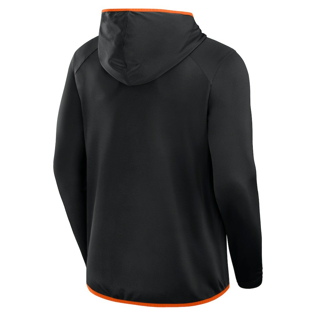 Cincinnati Bengals Transitional Defender Hoodie Long Sleeve T-Shirt Black - Fanatics