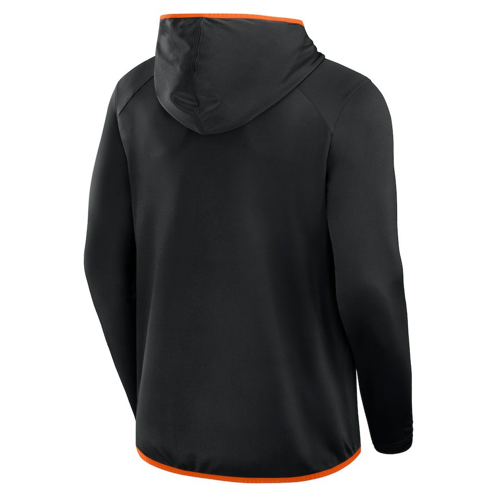 Cincinnati Bengals Transitional Defender Hoodie Long Sleeve T-Shirt Black - Fanatics