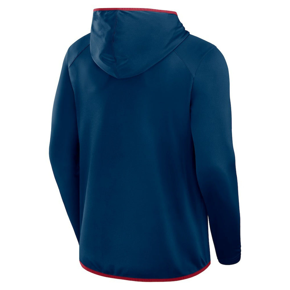 Houston Texans Transitional Defender Hoodie Long Sleeve T-Shirt Navy - Fanatics