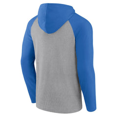 Los Angeles Chargers Under Center Long Sleeve Hoodie T-Shirt Gray/Powder Blue - Fanatics