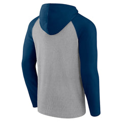 Houston Texans Under Center Long Sleeve Hoodie T-Shirt Gray/Navy - Fanatics