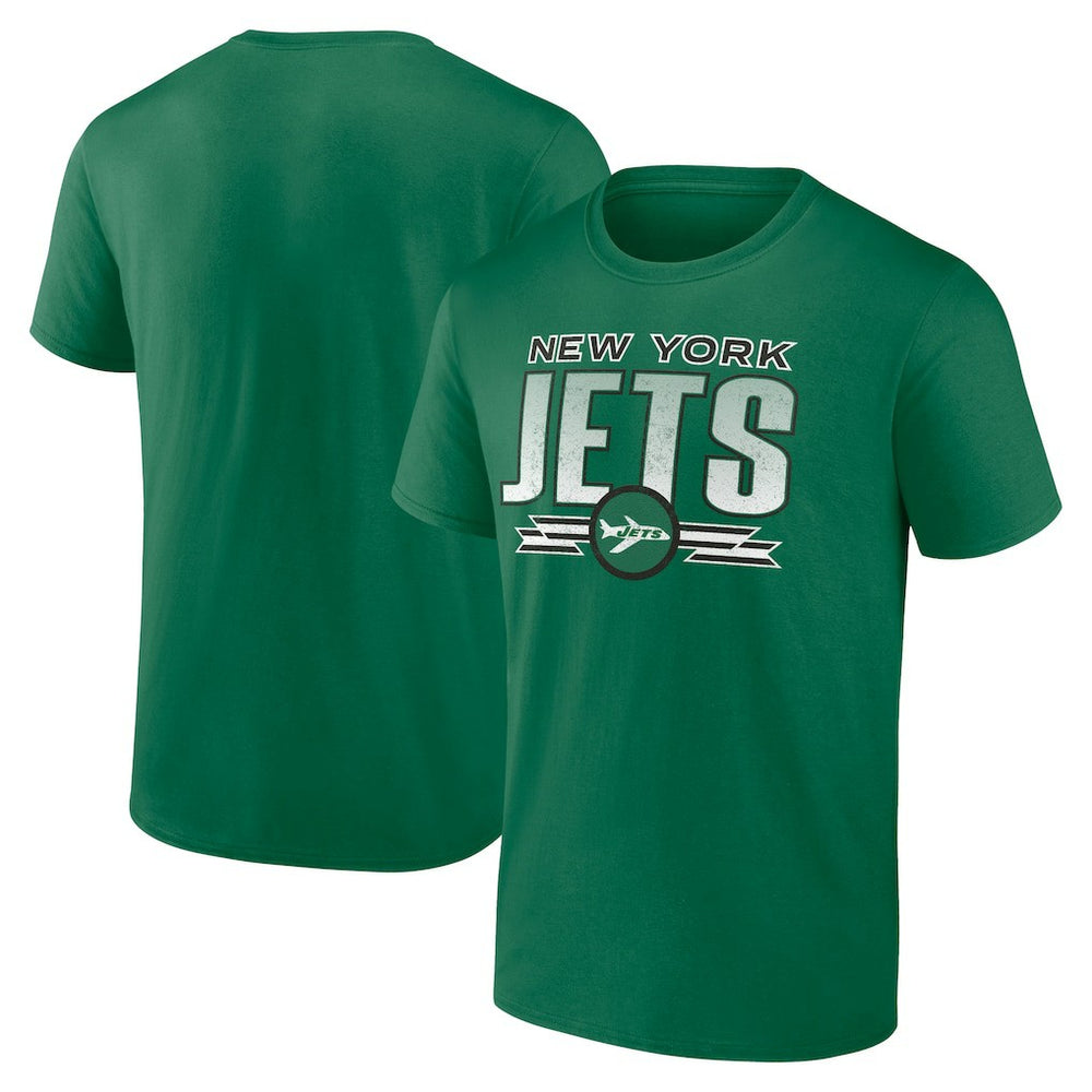 New York Jets Fading Out T-Shirt Kelly Green - Fanatics