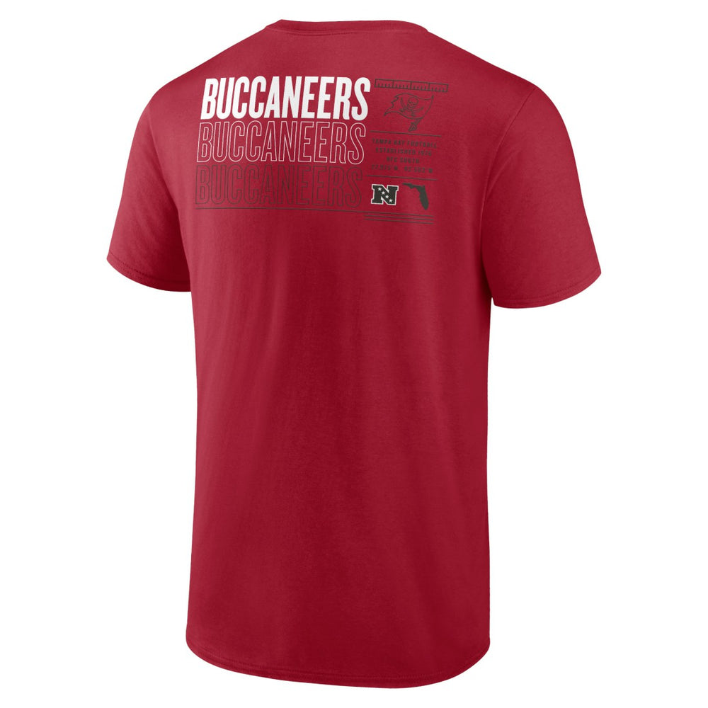 Tampa Bay Buccaneers Repeat Stats T-Shirt Red - Fanatics