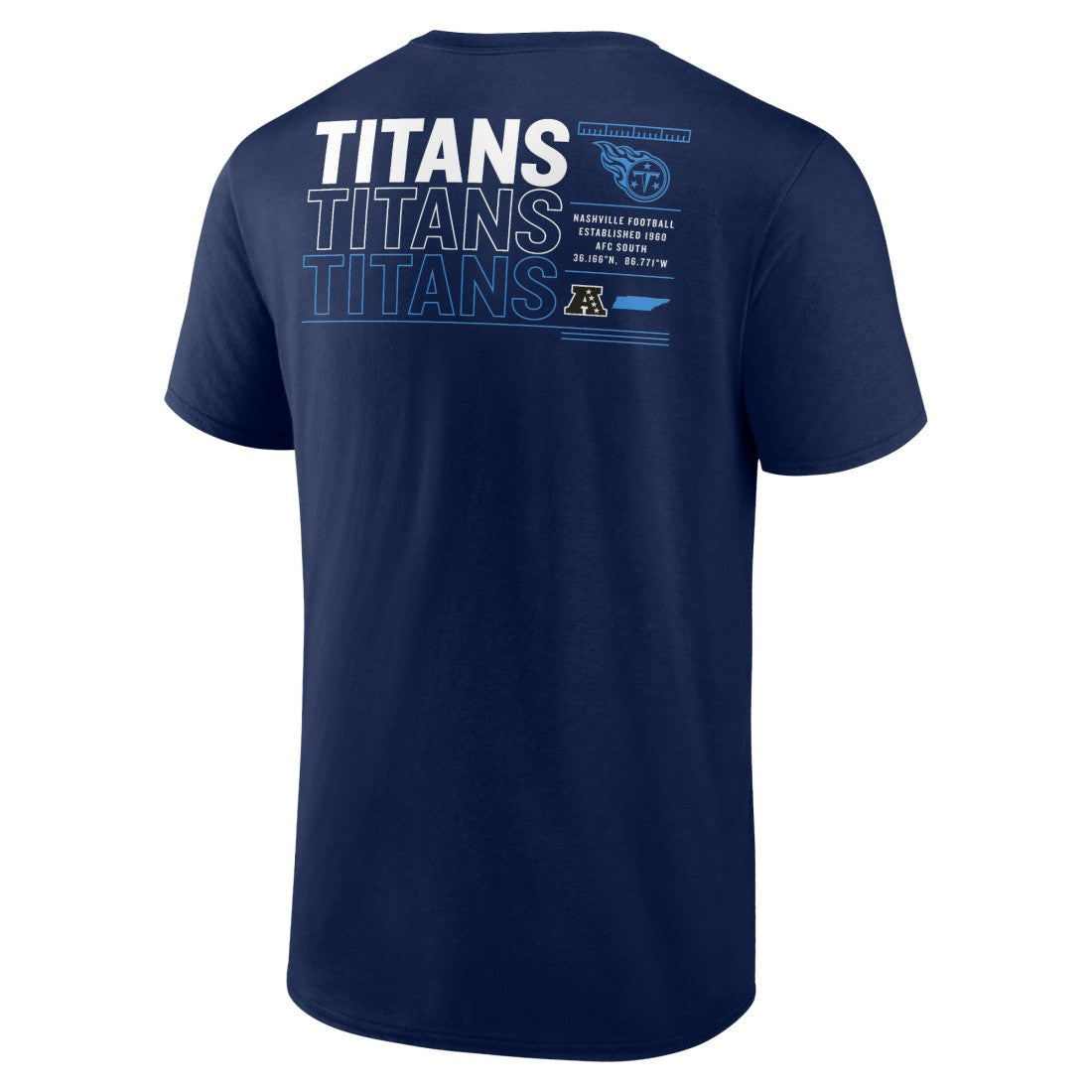 Tennessee Titans Repeat Stats T-Shirt Navy - Fanatics