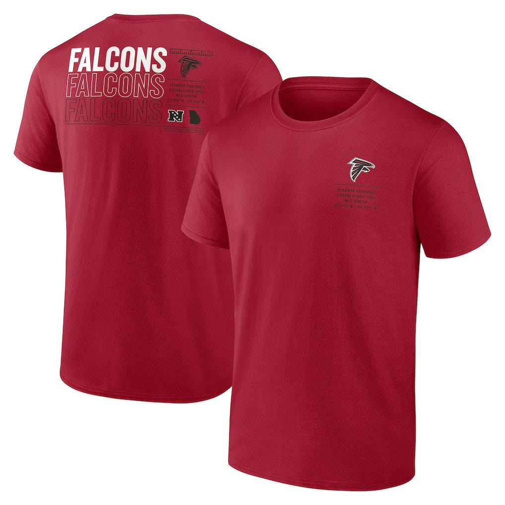 Atlanta Falcons Repeat Stats T-Shirt Red - Fanatics