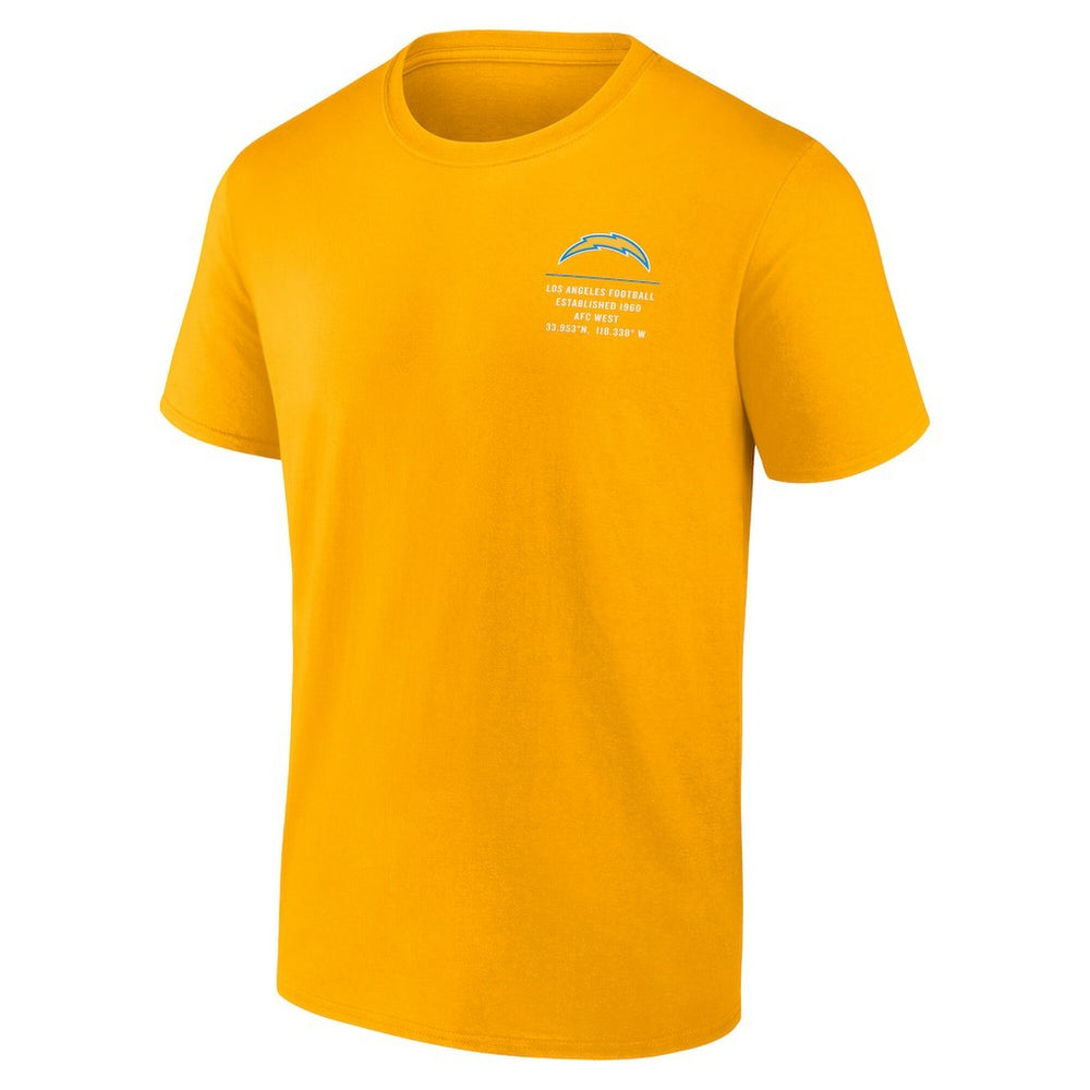 Los Angeles Chargers Repeat Stats T-Shirt Gold - Fanatics