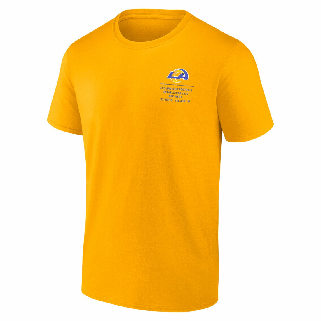 Los Angeles Rams Repeat Stats T-Shirt Gold - Fanatics