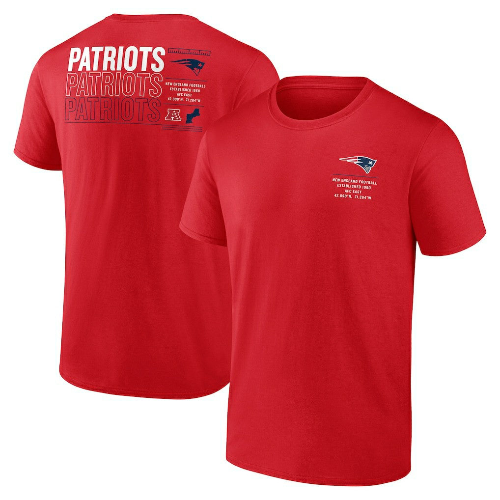 New England Patriots Repeat Stats T-Shirt Red - Fanatics