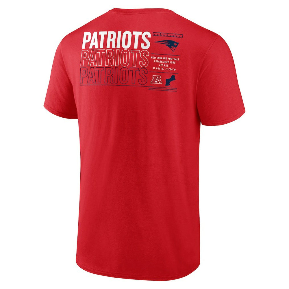New England Patriots Repeat Stats T-Shirt Red - Fanatics