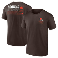 Cleveland Browns Repeat Stats T-Shirt Brown - Fanatics