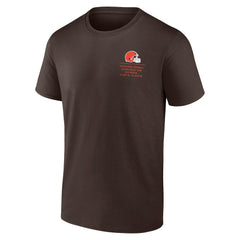 Cleveland Browns Repeat Stats T-Shirt Brown - Fanatics