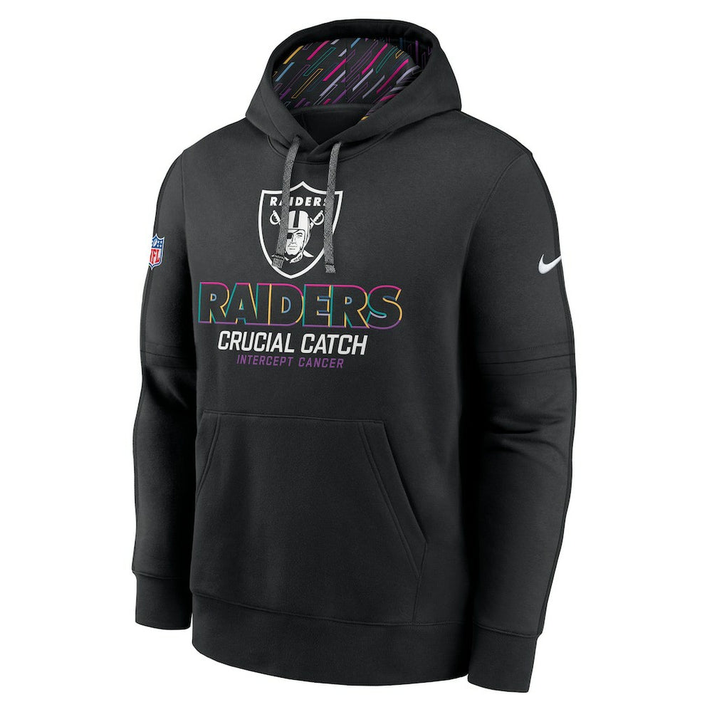 Las Vegas Raiders 2024 NFL Crucial Catch Club Pullover Hoodie Black - Nike