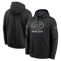 New York Jets 2024 NFL Crucial Catch Club Pullover Hoodie Black - Nike