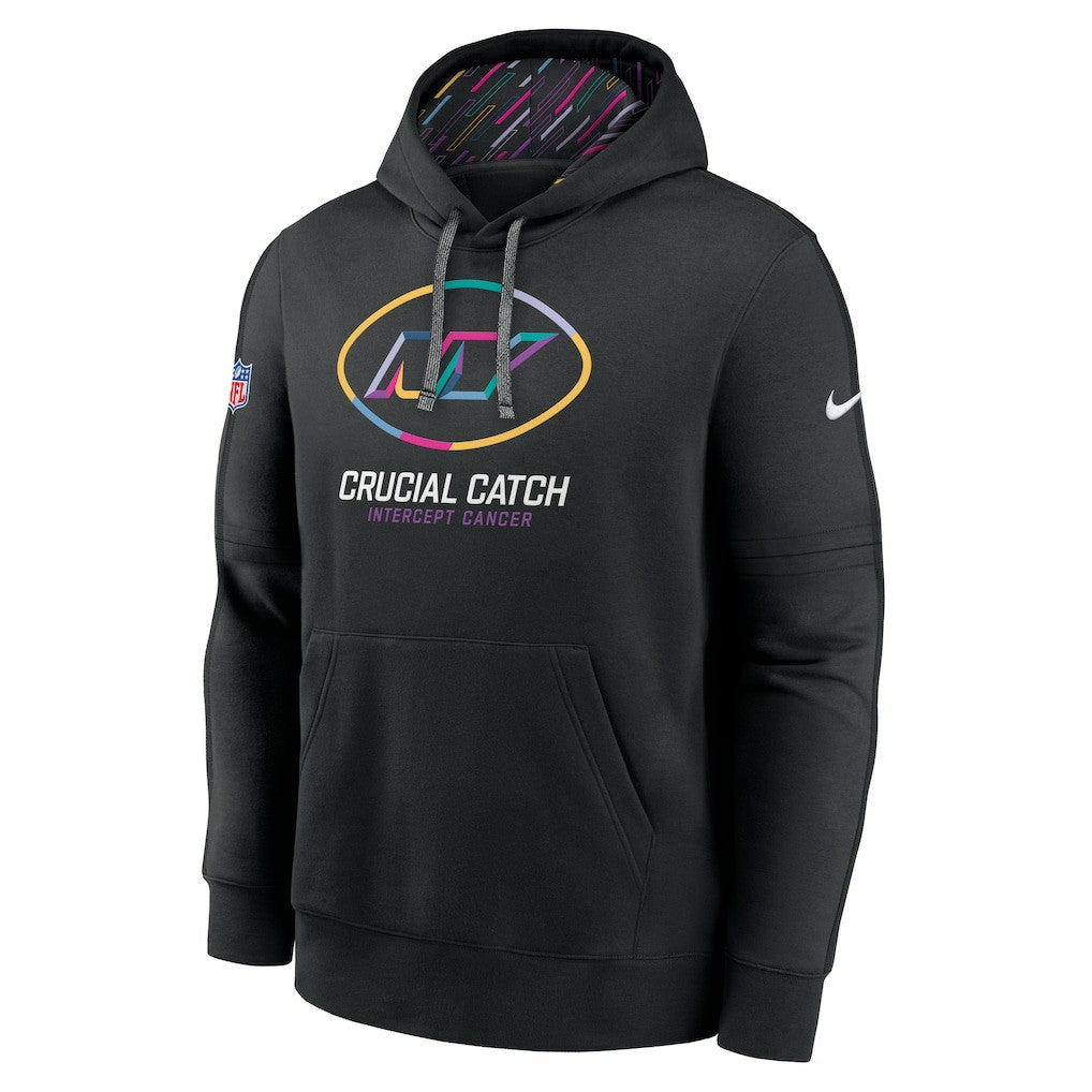 New York Jets 2024 NFL Crucial Catch Club Pullover Hoodie Black - Nike