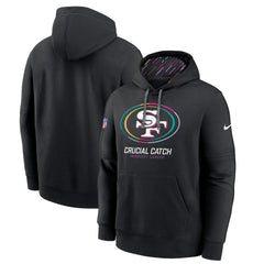 San Francisco 49ers 2024 NFL Crucial Catch Big & Tall Club Pullover Hoodie Black - Nike