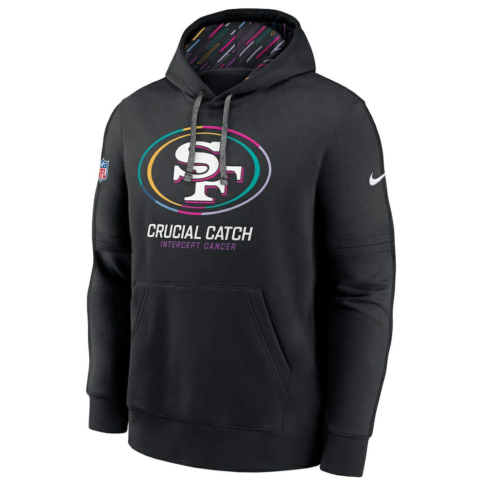 San Francisco 49ers 2024 NFL Crucial Catch Big & Tall Club Pullover Hoodie Black - Nike