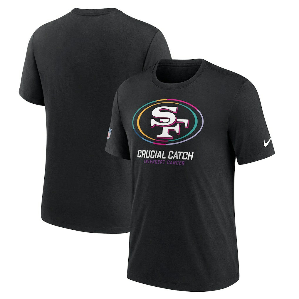 San Francisco 49ers 2024 NFL Crucial Catch Big & Tall T-Shirt Black - Nike