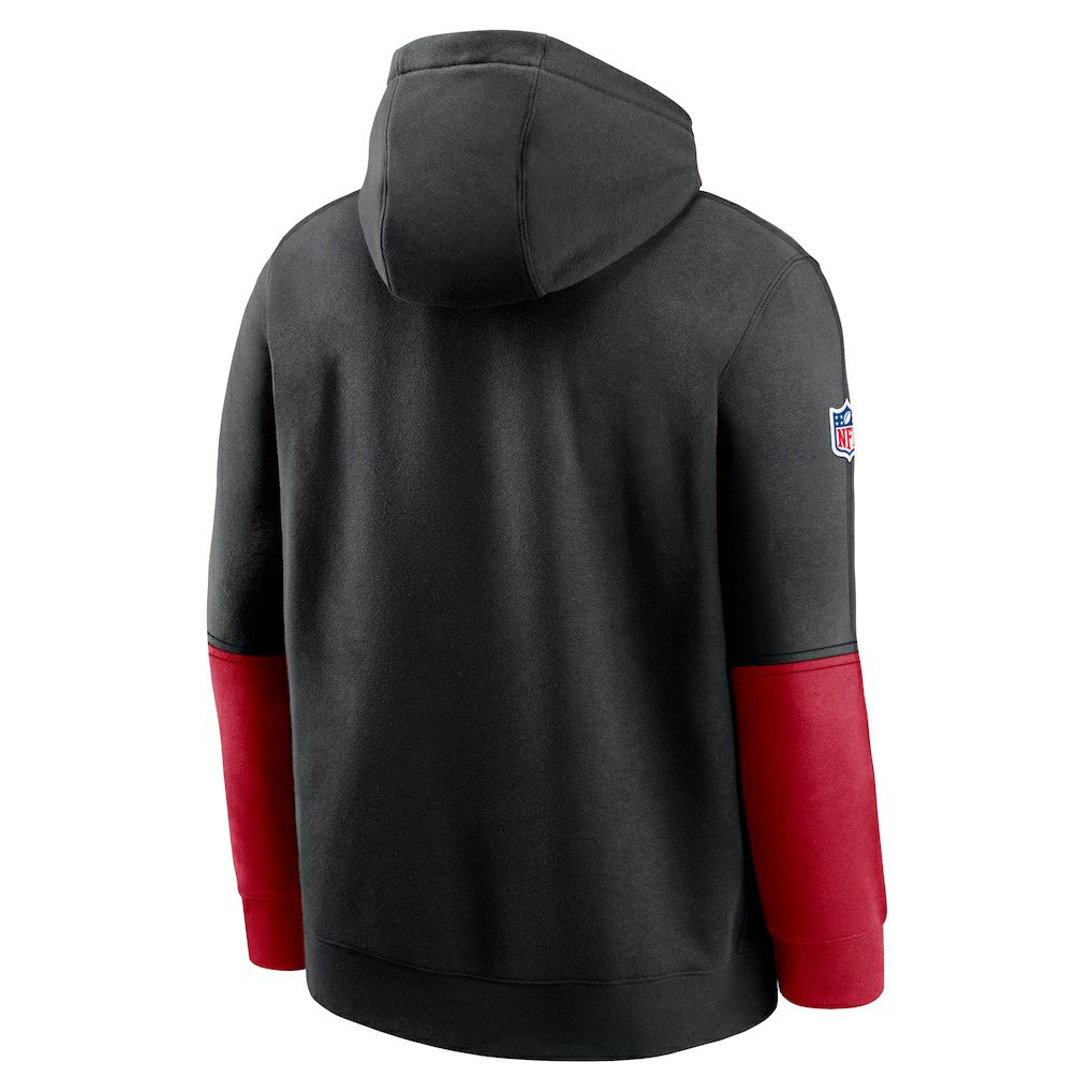 Atlanta Falcons 2024 Sideline Club Pullover Hoodie Black - Nike