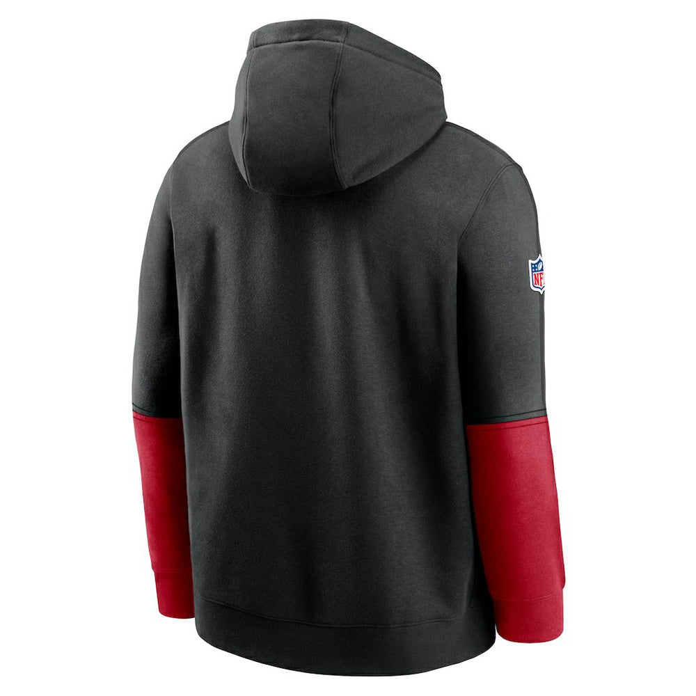 Atlanta Falcons 2024 Sideline Club Pullover Hoodie Black - Nike